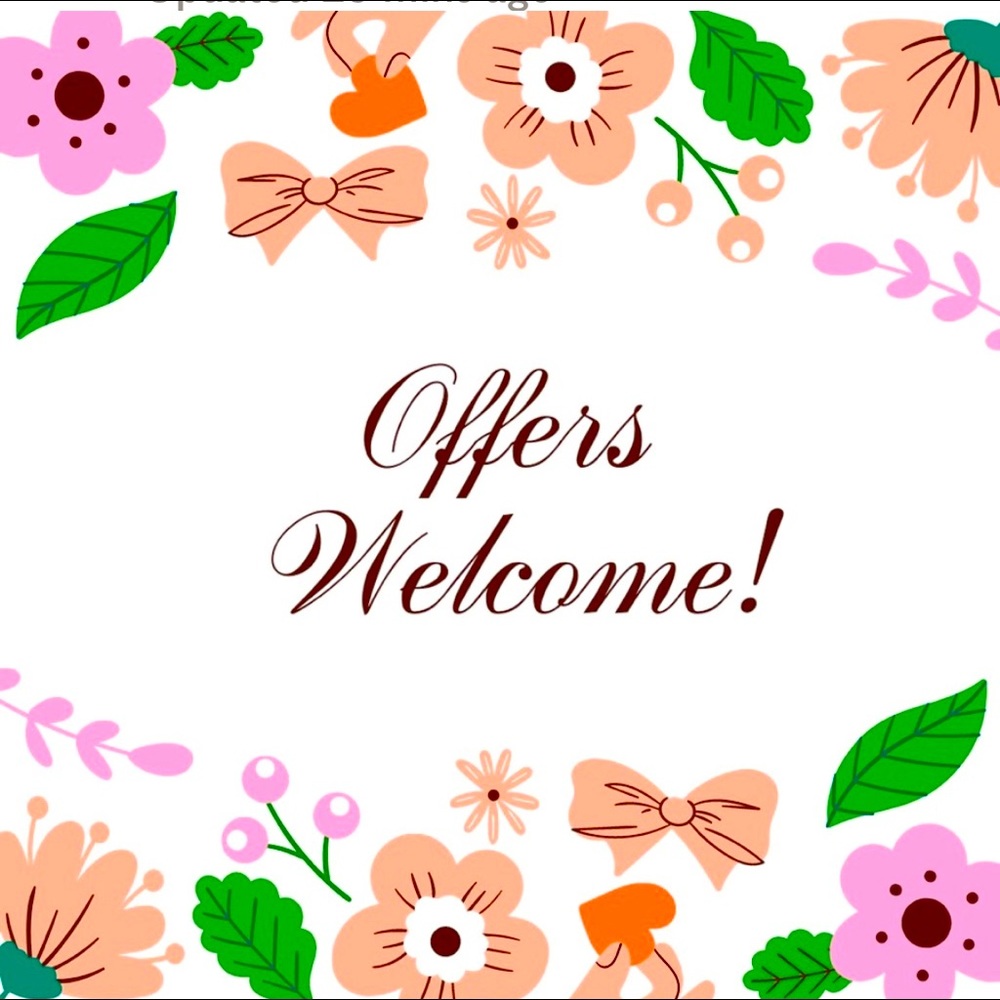 ALL OFFERS ARE WELL WELCOMED !! ☺️☺️❤️❤️